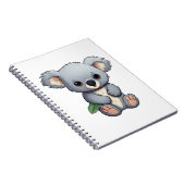 Carnet Illustration de koala du dessin animé (Côté Droit)