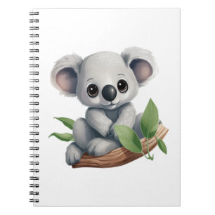 Carnet Illustration de koala du dessin animé