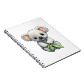 Carnet Illustration de koala du dessin animé (Côté Droit)