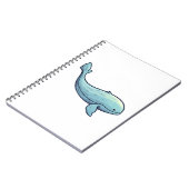Carnet Illustration de la baleine à dessin (Côté gauche)
