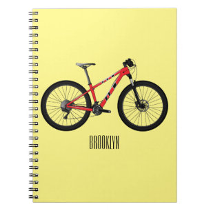 Carnet Illustration de la bande dessinée de vélo
