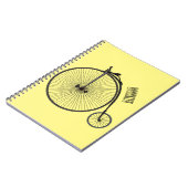 Carnet Illustration de la bande dessinée de vélo à grande (Côté gauche)