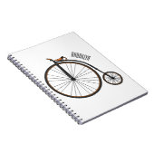 Carnet Illustration de la bande dessinée de vélo à grande (Côté Droit)