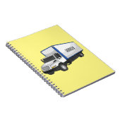 Carnet Illustration de la caricature du camion-boîte (Côté Droit)