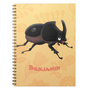 Carnet Illustration de la caricature du dendroctone du rh