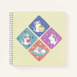Carnet Illustration de la journée chargée de Kitty la mig