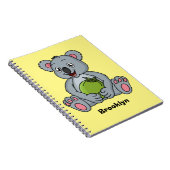 Carnet Illustration de la koala de Cute et de la noix de (Côté Droit)