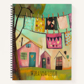 Carnet Illustration de la ligne de vêtements de la Saint- (Devant)