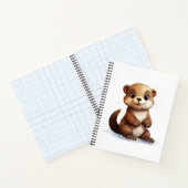 Carnet Illustration de la loutre de dessin (Intérieur)