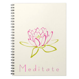 Carnet Illustration de la Lys de Lotus / Eau