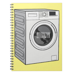 Carnet Illustration de la machine à laver