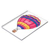 Carnet Illustration de la montgolfière (Côté gauche)