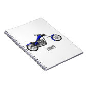Carnet Illustration de la moto à hélico (Côté Droit)