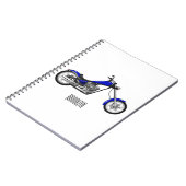 Carnet Illustration de la moto à hélico (Côté gauche)
