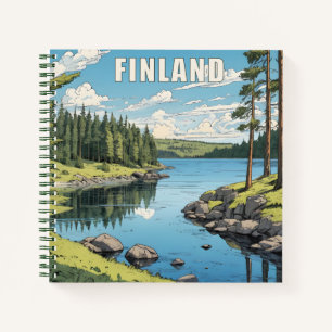 Carnet Illustration de la nature finlandaise