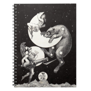 Carnet Illustration de la Nuit du Dieu de l'Univers du Ci