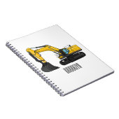 Carnet Illustration de la pelle Crawler (Côté Droit)
