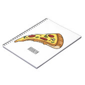 Carnet Illustration de la pizza (Côté gauche)