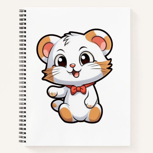 Carnet Illustration de la souris de dessin (Devant)