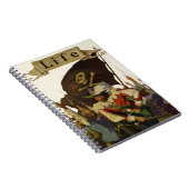 Carnet Illustration de la vie vintage des pirates (Côté Droit)