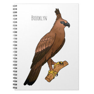 Carnet Illustration de l'aigle à faucon de Javan