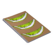 Carnet Illustration de l'aquarelle de fruit en tranches d (Côté Droit)