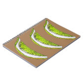 Carnet Illustration de l'aquarelle de fruit en tranches d (Côté gauche)