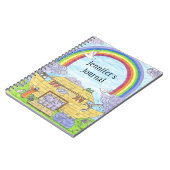 Carnet Illustration de l'Arche de Messe Noah éléphants hi (Côté gauche)