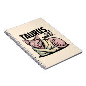 Carnet Illustration de l'attitude du zodiaque du chat Sph (Côté Droit)