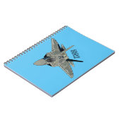 Carnet Illustration de l'avion de chasse (Côté gauche)