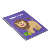 Carnet Illustration de l'effervescence de lions heureux (Côté Droit)