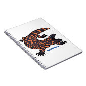 Carnet Illustration de lézard géant affamé (Côté Droit)