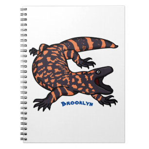 Carnet Illustration de lézard géant affamé