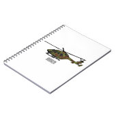 Carnet Illustration de l'hélicoptère de l'armée (Côté gauche)