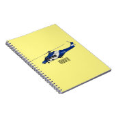 Carnet Illustration de l'hélicoptère de police (Côté Droit)