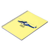 Carnet Illustration de l'hélicoptère de police (Côté gauche)