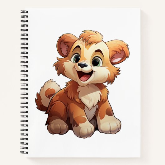 Carnet Illustration de l'ours de dessin (Devant)