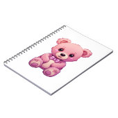 Carnet Illustration de l'ours de dessin (Côté gauche)