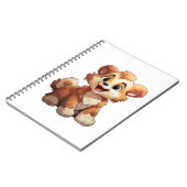 Carnet Illustration de l'ours de dessin (Côté gauche)