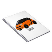 Carnet Illustration de micro-voiture (Côté Droit)