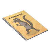 Carnet Illustration de mignonne mangouste (Côté Droit)