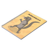 Carnet Illustration de mignonne mangouste (Côté gauche)