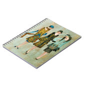 Carnet Illustration de mode vintage des années 1930 (Côté gauche)