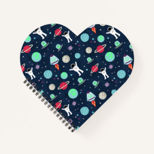 Carnet Illustration de motif spatial
