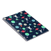 Carnet Illustration de motif spatial (Côté Droit)