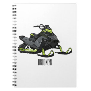 Carnet Illustration de motoneige