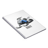 Carnet Illustration de motoneige (Côté Droit)