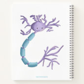 Carnet Illustration de neurone de dessin animé mignon per (Dos)