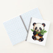 Carnet Illustration de panda de dessin animé (Intérieur)