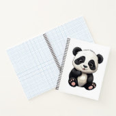 Carnet Illustration de panda de dessin animé (Intérieur)